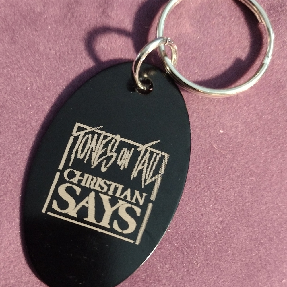 Black Tones on Tail Keychain
